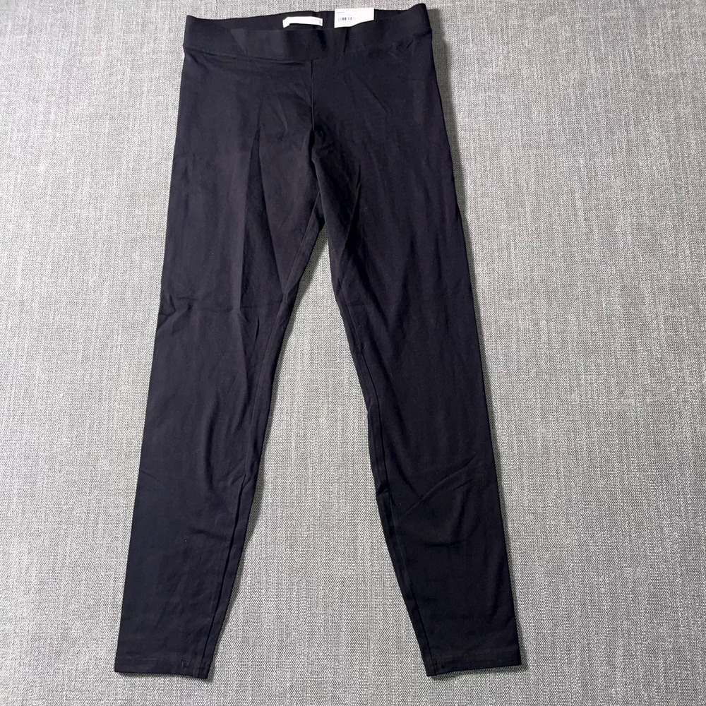 Lauren Conrad Leggings Womens Medium Black Stretch Mid Rise Performance Slim Fit